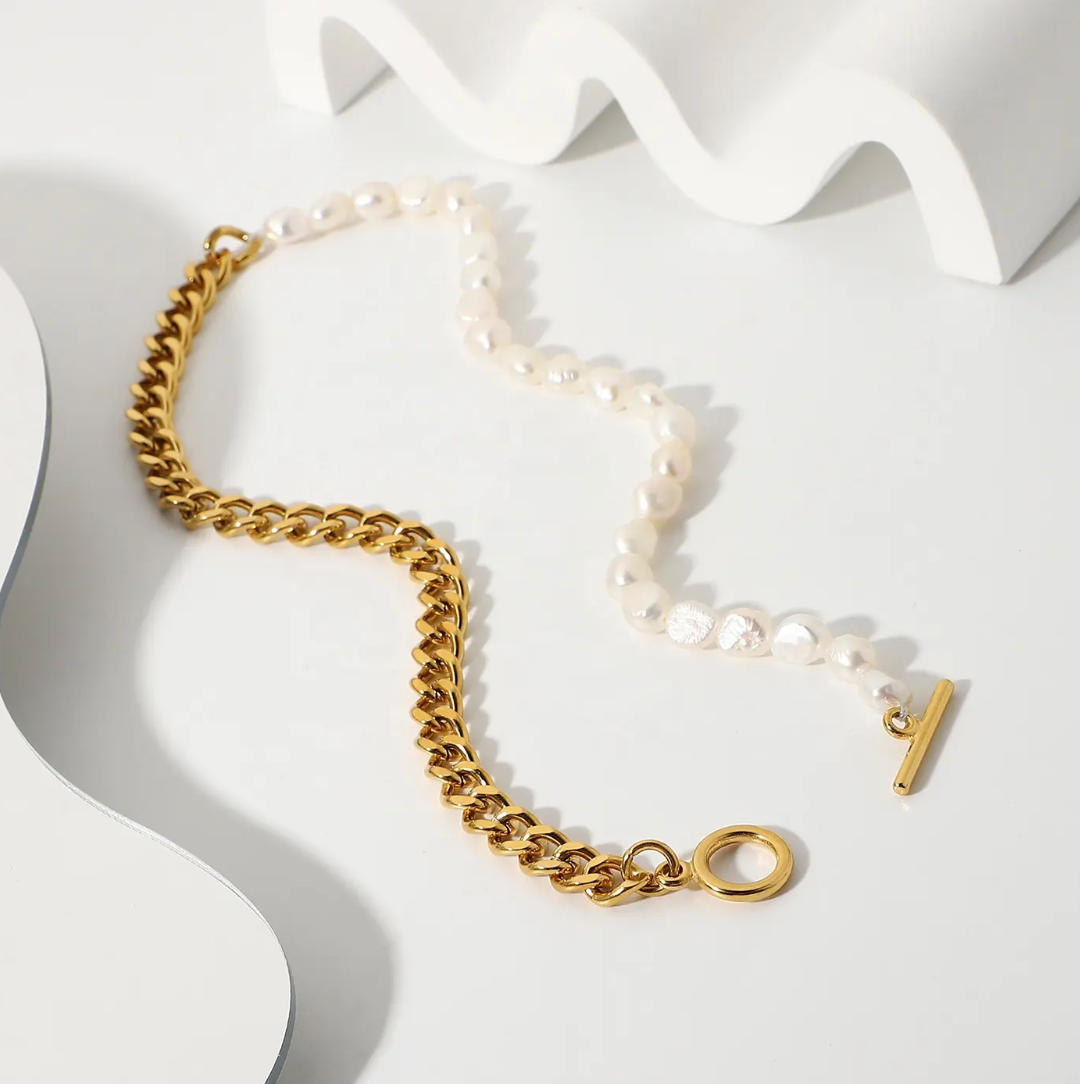 Chunky Freshwater Pearl Necklace
