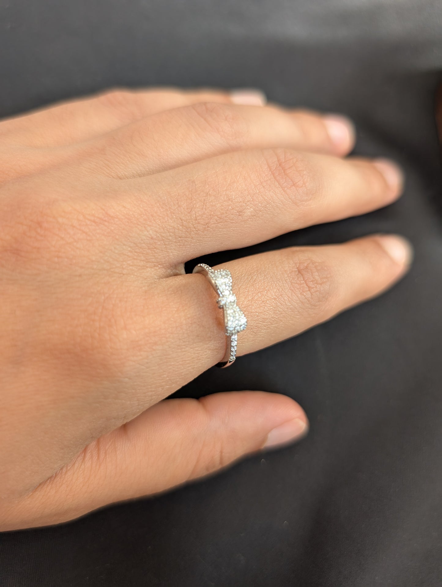Dazzling Bow Ring