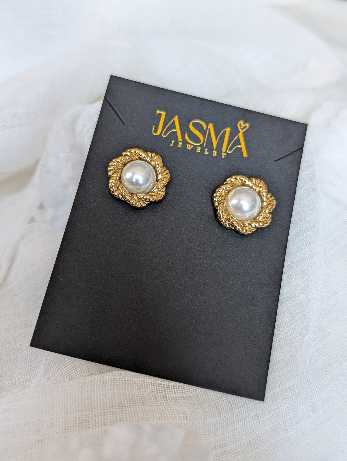 Pearl Spiral Studs