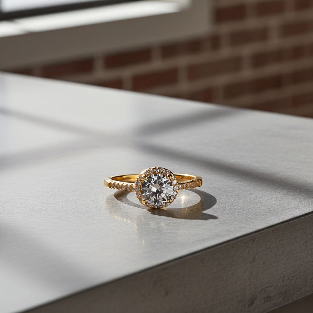 1 CT Moissanite Statement Ring