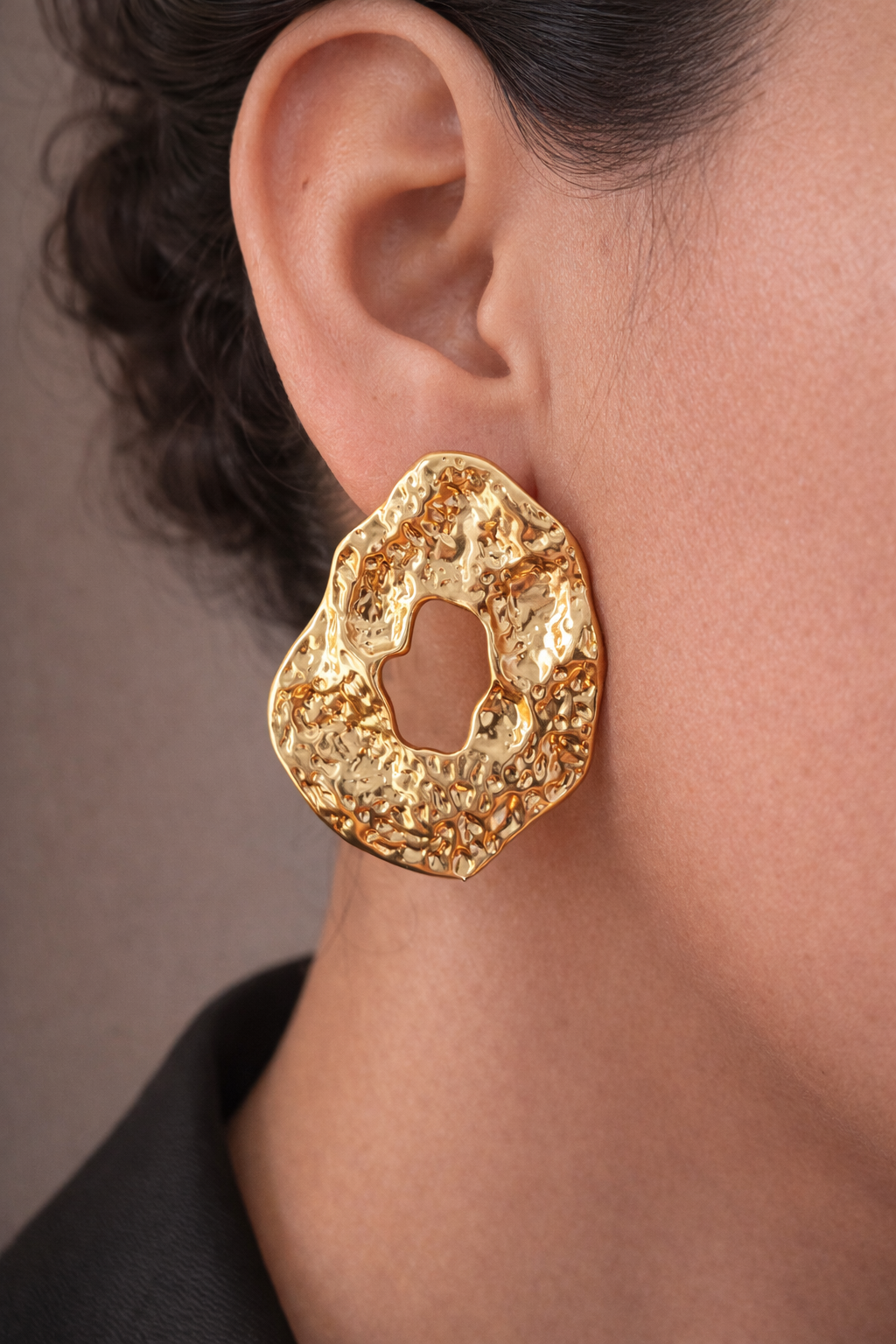 Golden Era Hammered Earrings