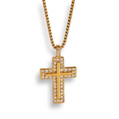 Chunky Cross Necklace for Men