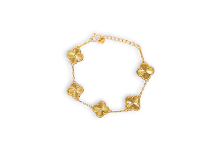 Gold Clover Leaf bracelet