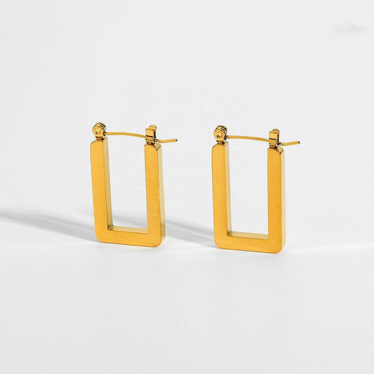 Geometric Hoop Earrings