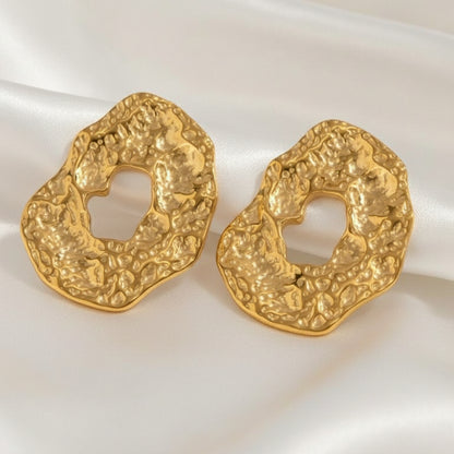 Golden Era Hammered Earrings
