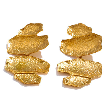 Sculptural Gold Earrings