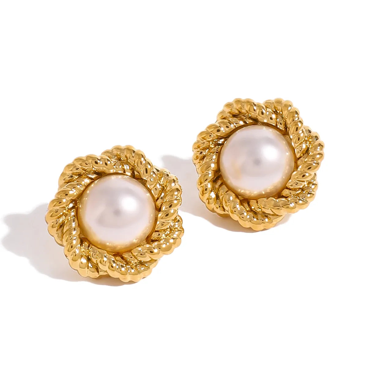 Pearl Spiral Studs